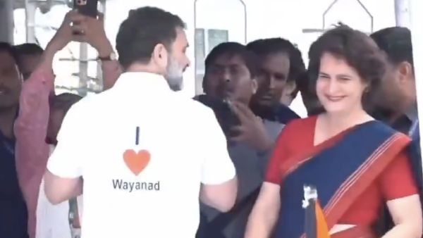 ஆஹா.. வயநாட்டில் ராகுல் காந்தி போட்டிருக்கும் டீ சர்ட்டை பாருங்க.. அடடே இது சூப்பரா இருக்கே