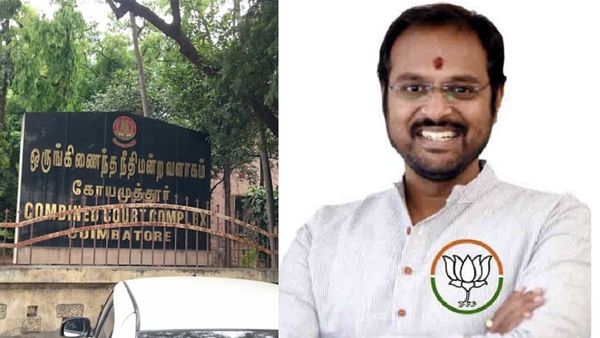 பறந்த பிடிவாரண்ட்.. அவசர அவசரமாக ஆஜரான பாஜக ஏபி முருகானந்தம்.. கோவை நீதிமன்றத்தில் நடந்தது என்ன?