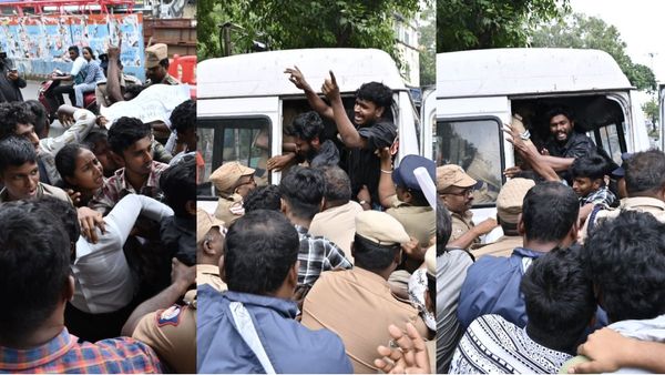 அன்று சைதாப்பேட்டை பள்ளி.. இன்று மீனாட்சி கல்லூரி! மத குருவை வரவழைத்து நிகழ்ச்சி! மாணவர்கள் மறியல்