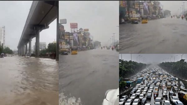 சென்னையில் வெளுத்து வாங்கிய மழை.. ஓஎம்ஆர் நிலையை பாருங்க.. நினைத்து பார்க்க முடியாத டிராபிக்