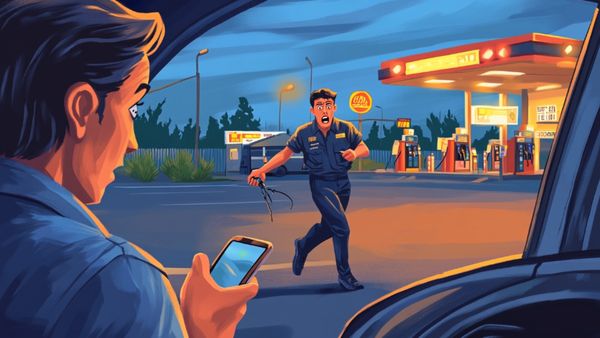 ஒரே அசிங்கமா போச்சு குமாரு.. டிரைவருக்கு கிருஷ்ணகிரி பெட்ரோல் பங்க் ஊழியர் தந்த மறக்க முடியாத பரிசு