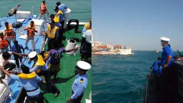 நடுக்கடலில் இலங்கை கடற்படை அட்டூழியம்.. தமிழக மீனவர்கள் 12 பேர் கைது