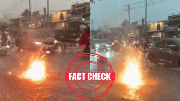 Fact Check: பெஞ்சல் புயலின் போது மெரினா அருகே மின்கசிவு? பகிரப்படும் வீடியோ- உண்மை என்ன?