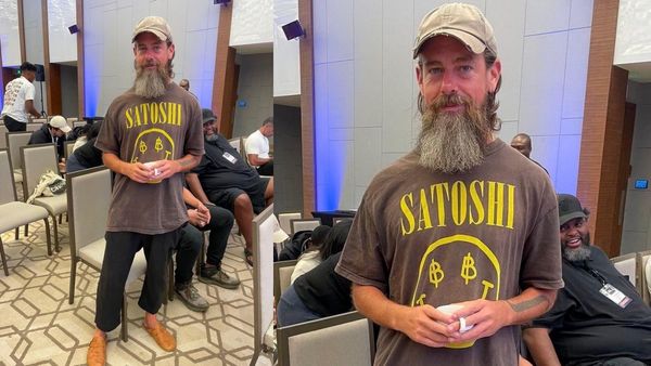 பழைய டீ ஷர்ட்.. கலைந்த தாடி.. பிச்சைக்காரர் போல.. நின்ற ட்விட்டரின் பழைய சிஇஓ ஜேக்.. என்ன ஆச்சு?