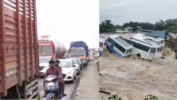 300 ஆண்டுகளில் இல்லாத மழை.. திருச்சி-சென்னை தேசிய நெடுஞ்சாலையில் போக்குவரத்து துண்டிப்பு