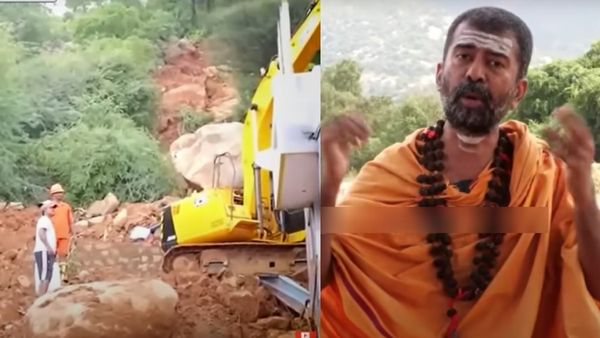 சிவபெருமான் நெற்றிக்கண்ணை திறந்தாச்சு.. திருவண்ணாமலை நிலச்சரிவில்.. பாட்டில் ஓடுது? சித்தர் வார்னிங்