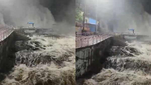 கொட்டும் கனமழை! குற்றாலம் அருவிகளில் சீறி பாய்ந்த வெள்ளம்! உடனே ஸ்பாட்டிற்கு வந்த போலீஸ்! என்னாச்சு