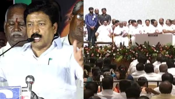 அதிமுக யாருடன் கூட்டணி? பொதுக்குழுவில் எடப்பாடி முன் சொன்ன சிவி சண்முகம்! குவிந்த கைத்தட்டு