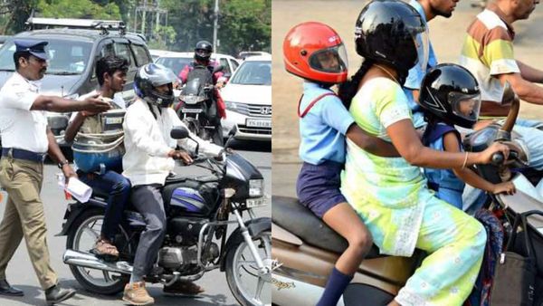 ஹெல்மெட் கட்டாயமா? பைக்கில் பின்சீட்டில் உள்ளவரும் அணியணுமா? புதுசாக கிளம்பிய தகவல்..டிஜிபி வார்னிங்