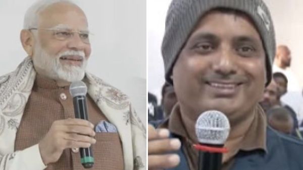 மெடிக்கல் லீவ் எடுத்து இருக்கீங்களா? தொழிலாளர் கேட்ட கேள்வி.. சிரித்துக்கொண்டே மோடி அளித்த பதில்