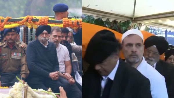 மன்மோகன் சிங் உடலை தோளில் சுமந்த ராகுல்.. இறுதி சடங்கில் கலங்கி நின்ற மோடி, சோனியா, கார்கே!