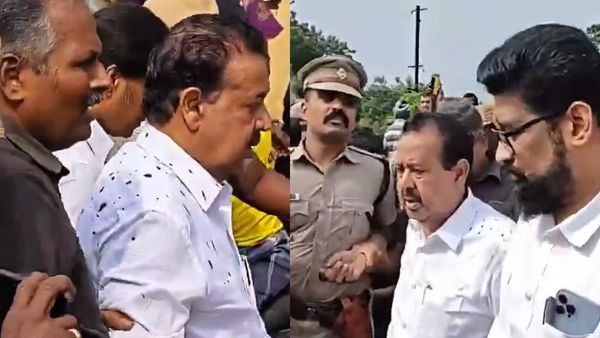 அமைச்சர் பொன்முடி மீது சேற்றை வாரி இறைத்த மக்கள்.. கலெக்டரையும் விடலையே.. விழுப்புரத்தில் பரபரப்பு