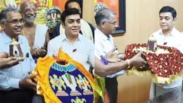 ஸ்ரீரங்கம் ரெங்கநாதர் கிட்ட யார் பாருங்க? ரங்கநாதசுவாமி கோயிலில் நுழைந்த ஜாகீர் உசேன்! வாவ் திருச்சி