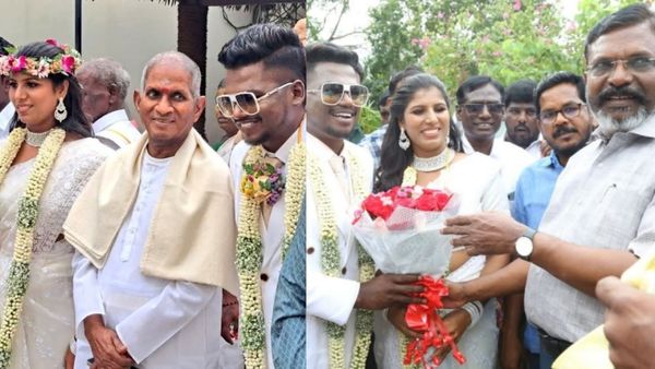 இளையராஜா முன்னிலையில் காதலியை கரம் பிடித்தார் தெருக்குரல் அறிவு! திருமாவளவன் வாழ்த்து