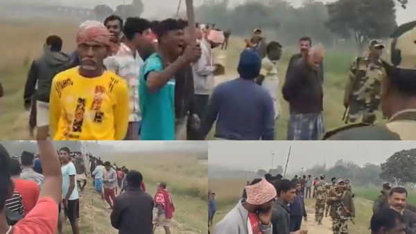 வங்கதேச வீரர்களை எல்லையில் ஓடவிட்ட இந்தியா.. உருட்டு கட்டையுடன் திரண்ட மக்கள்.. ஜெய் ஸ்ரீராம் கோஷம்