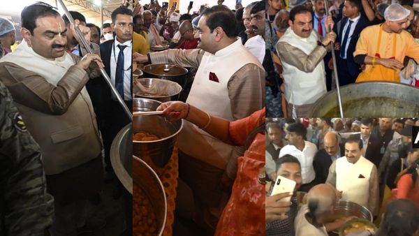 மகா கும்பமேளாவில் பக்தர்களுக்கு உணவு வழங்கும் இஸ்கான்.. நேரில் சென்று வாழ்த்திய கவுதம் அதானி