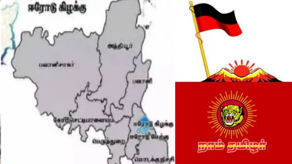 ஈரோடு கிழக்குத் தொகுதி இடைதேர்தல்: இந்தியில் துண்டு பிரசுரம் விநியோகித்த திமுக – நாம் தமிழர் கிண்டல்