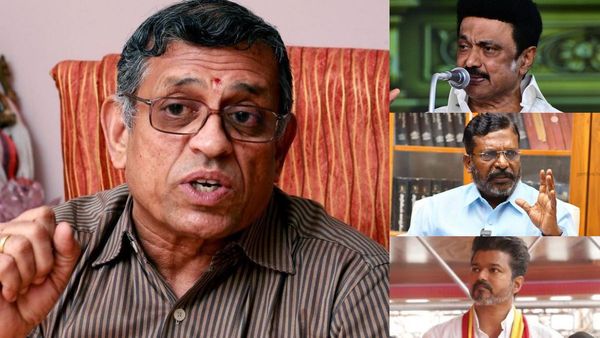 திமுக தமிழ்நாட்டுக்கு நல்லது அல்ல.. திருமாவளவனுடன் விவாதத்துக்கு தயார்- விஜய்.. துக்ளக் குருமூர்த்தி