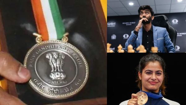 செஸ் சாம்பியன் குகேஷ், மனுபாக்கர் உள்ளிட்ட நால்வருக்கு கேல் ரத்னா விருது.. மத்திய அரசு அறிவிப்பு