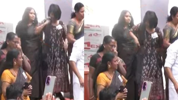 அதிமுக ஆர்ப்பாட்டத்தில் டென்ஷன் ஆன காயத்ரி ரகுராம்.. மேடையில் இருந்து இறங்கி சென்றார்.. என்ன நடந்தது?