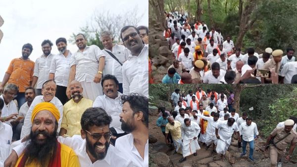 திருப்பரங்குன்றம் மலையேறி திடீர் தரிசனம் செய்த பாஜகவினர்-திமுக அரசுக்கு எச்சரிக்கை கொடுத்த எச்.ராஜா!