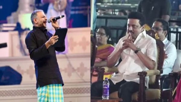 கறுப்பு சட்டையில் டி.எம். கிருஷ்ணா.. சென்னையில் அந்த பாட்டை பாடியதுமே, டக்னு திரும்பிய ஸ்டாலின்! செம
