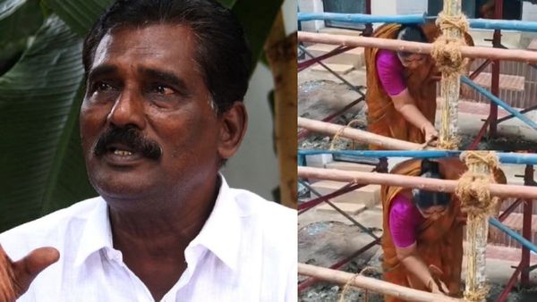 மதுரை அவனியாபுரத்தில் பரபரப்பு.. அரிவாளை தூக்கி வந்த நடிகர் வேலராம மூர்த்தியின் மனைவி