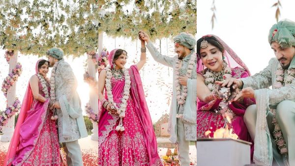 எளிமையாக நடந்த பிக் பாஸ் பிரபலம் சாக்ஷி அகர்வால் திருமணம்.. மாப்பிள்ளை இந்த பிரபலம் தானா?