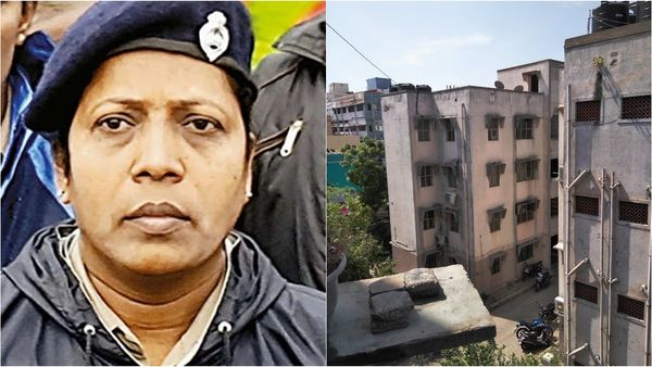 சென்னை கொண்டித்தோப்பு போலீஸ் குடியிருப்பில் படுக்கை அறையில் தலைமை காவலர்.. ஆடிப்போக வைத்த காட்சி