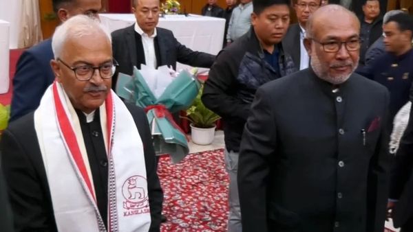 மணிப்பூரில் காங்கிரஸ் போட்ட பிளான்.. முந்திக்கொண்ட பிரேன் சிங்.. ஆளுநர் வெளியிட்ட முக்கிய அறிவிப்பு!