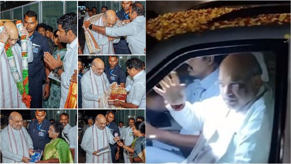 ஈஷா நிகழ்ச்சி.. கோவை வந்த அமித்ஷாவிற்கு பாஜகவினர் உற்சாக வரவேற்பு.. இரண்டு நாள் பிளான்