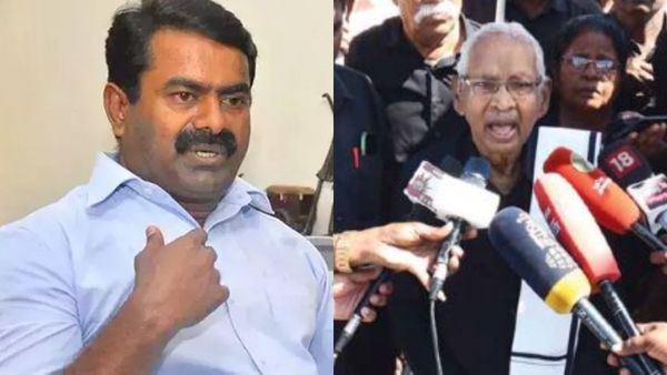 பெரியாரை இழிவுபடுத்துவதா? வெறிநாய், பைத்தியத்துக்கு பதில் சொல்வது இல்லை- சீமான் மீது வீரமணி தாக்கு!