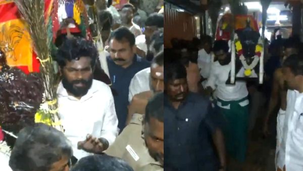Thaipusam:பழனி சர்ச்சை-பக்தர்கள் இறங்க அனுமதிக்கப்பட்ட படிப்பாதையில் அடம்பிடித்து மலையேறிய அண்ணாமலை!