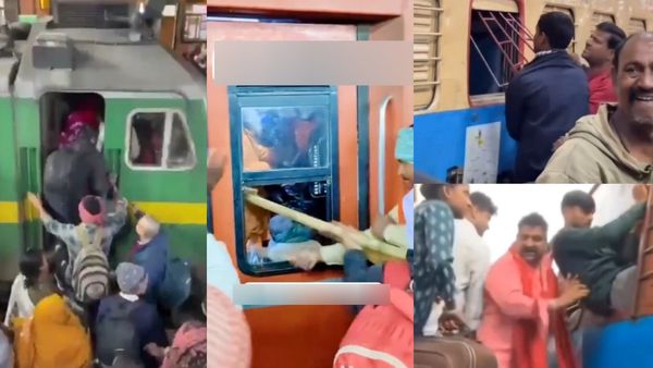 எலே பேதில போவ! ஜன்னல உடைச்சு..தண்ணிய ஊத்தி!பேசஞ்சர்களை பேஜாராக்கும் வடமாநிலத்தவர்! வீடியோவை பாருங்க