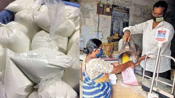 இட்லி மாவு பாக்கெட்டுக்கு ரேஷன் அரிசி.. விருதுநகருக்கு வியப்பை தந்த 500 கிலோ மூட்டை.. இனிமே நிம்மதி