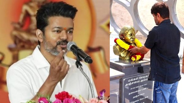 அஞ்சலை அம்மாள் சிலை முன்பாக தவெக தலைவர் விஜய்.. “பெண்கள் பாதுகாப்பை மீட்டெடுப்போம்” என சபதம்!