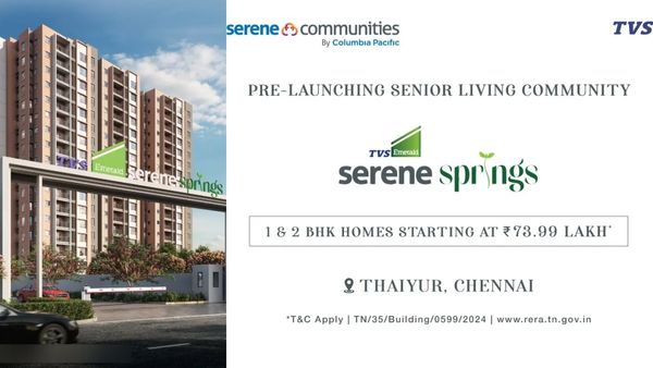 சென்னை வீடு வாங்க இதுதான் பெஸ்ட் சான்ஸ்.. 1&2 BHK வீடுகள் சூப்பர் விலையில்.. TVS-ன் அட்டகாசமான ஆஃபர்