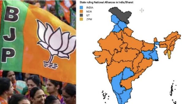 இந்தியாவில் எங்கெல்லாம் பாஜக ஆட்சி இருக்கிறது தெரியுமா? இந்த மேப்பை பாருங்க புரியும்
