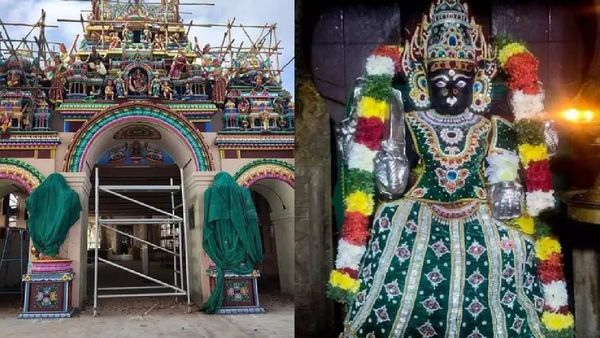 புற்றுருவம்! 8 திசைக்கு காவல் தெய்வம்! தஞ்சை புன்னைநல்லூர் மாரியம்மன் கோயிலில் இன்று கும்பாபிஷேகம்