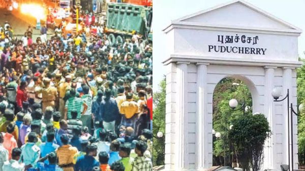 புதுச்சேரி அரசு பஸ்ஸில் யாரது? நோட்டு புத்தகத்தில் ஆபாசம்.. 1ம் வகுப்பு மாணவியையும் விடல.. கொடுமை