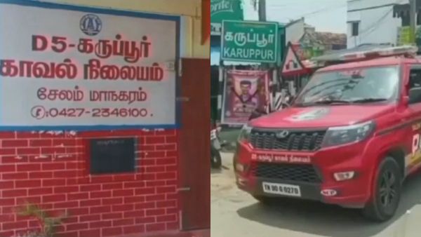 மனைவி கழுத்தறுத்து கொலை.. பக்கத்து வீட்டுக்கும் தீ வைத்த கணவர்.. சேலத்தில் பரபரப்பு.. என்ன நடந்தது?