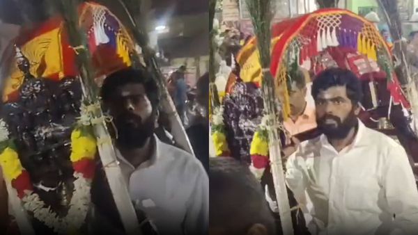 கந்தனுக்கு அரோகரா.. பழனி கோயிலுக்கு காவடி எடுத்து சென்ற பாஜக தலைவர் அண்ணாமலை