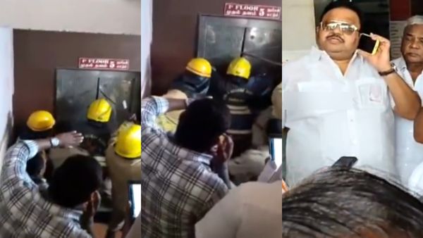 லிப்ட்டில் சிக்கிய காங்கிரஸ் எம்பி விஷ்ணு பிரசாத்.. கடலூரில் 2 நிர்வாகிகள் மயக்கம்.. என்ன நடந்தது?