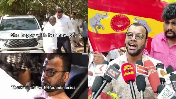 அவள் புது பாய் ப்ரண்டோடு ஹேப்பியா இருக்கா.. தற்குறி நான் அவள் நினைவோடு! யாரை சொல்கிறார் தாடி பாலாஜி?