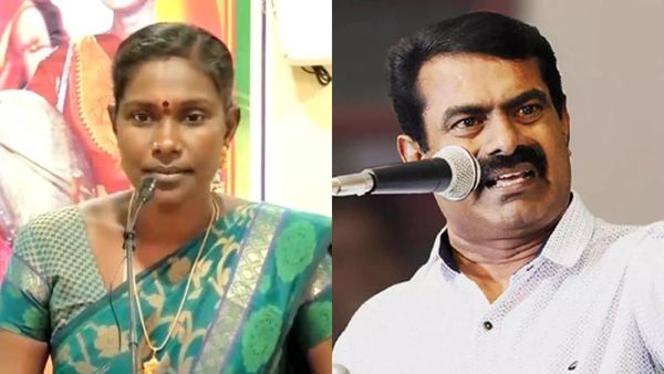 பிசிறு, தனி கோஷ்டி..பொதுச்செயலாளர் பதவிக்கு அடம்.. காளியம்மாள் கழுத்தை பிடித்து வெளியே தள்ளிய சீமான்