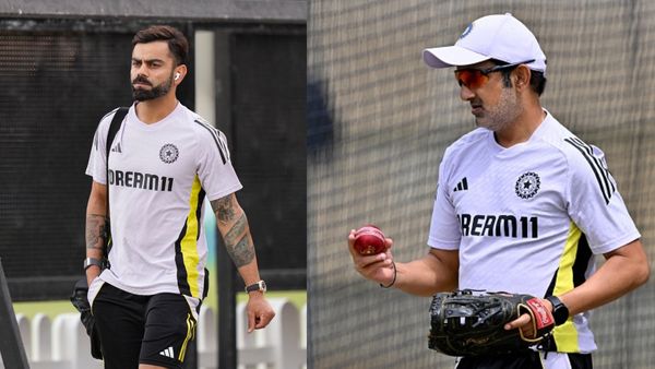 முழங்காலில் அடித்த பந்து.. பேண்டேஜ் போட்டு பயிற்சியை நிறுத்திய கம்பீர்.. கோலிக்கு என்ன நடந்தது?