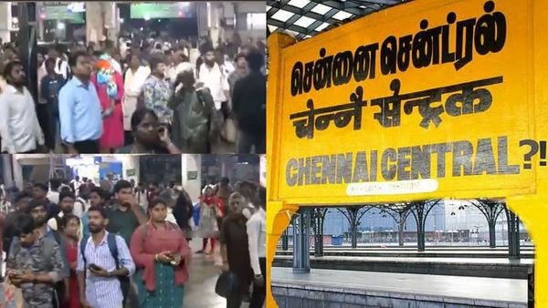 திடீரென சென்னை சென்ட்ரல் ரயில் நிலையத்தில் திரண்ட பயணிகள் ! புறநகர் ரயில்கள் தாமதத்தால் பயணிகள் அவதி