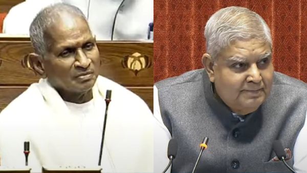 ராஜா ராஜாதான்.. பேரை சொன்னாலே அதிருதே.. இளையராஜாவுக்கு ராஜ்யசபாவில் துணை ஜனாதிபதி புகழாரம்!