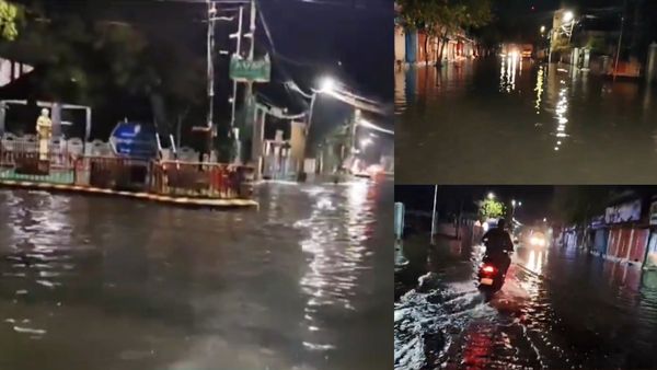 தூத்துக்குடியை புரட்டிப்போட்ட கனமழை.. மூன்றரை மணி நேரத்தில் 7 செமீ மழை பதிவு.. சாலைகளில் வெள்ளம்