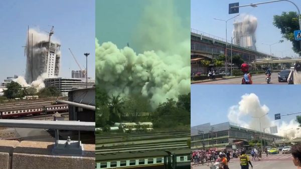 ஒரே நொடி.. மொத்தமாக சரிந்த அடுக்குமாடி கட்டிடம்.. தாய்லாந்தை உலுக்கிய பூகம்பம்! பதற வைக்கும் வீடியோ 